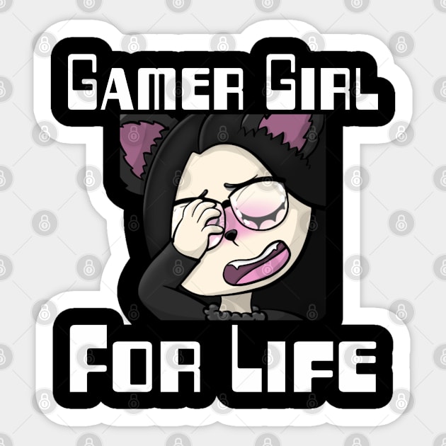 Gamer Girl For Life Sticker by WolfGang mmxx